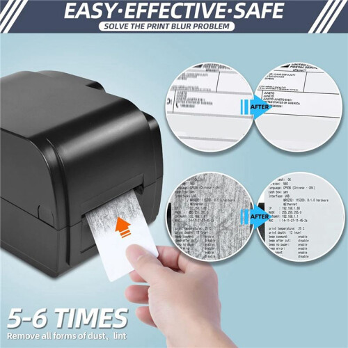 CR80 Cleaning Cards, Dual Side Card Reader Cleaner, POS Swipe Terminal ...