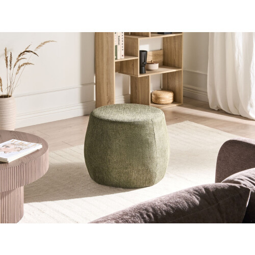 Beliani Pouffe ASHTON Dark Green 1
