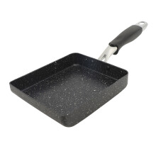 Sartén rectangular para huevos 15x18 cm 5.9x7.1 pulg acero inoxidable