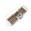 Organizer per rubinetto da cucina in alluminio e plastica, argento 6