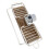 Organizer per rubinetto da cucina in alluminio e plastica, argento 10