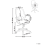 Beliani Office Chair FOAMA Red 5