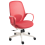 Beliani Office Chair FOAMA Red 2