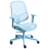 Beliani Office Chair AERI Light Blue 2