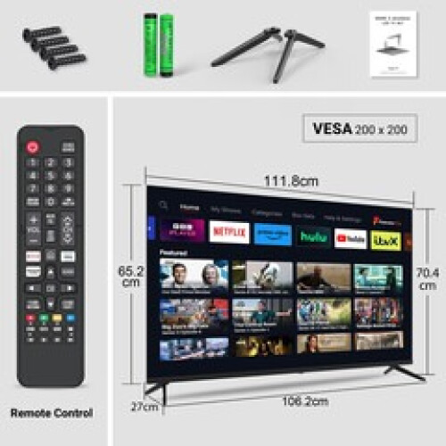 VISPERA 50" Direct LED 4K HDR Smart Tizen OS TV 2