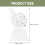 4Pièces Modèles Trophées Transparent Décoration Enfants 11