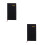 2Pièces Cahier Agenda Mensuel Noir Compacte PVC 4
