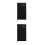 2Pièces Cahier Agenda Mensuel Noir Compacte PVC 5