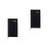 2Pièces Cahier Agenda Mensuel Noir Compacte PVC 9