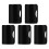 25Pièces Instrument Percussion Noires Doigt Pour Performance Musicale 2