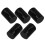 25Pièces Instrument Percussion Noires Doigt Pour Performance Musicale 3