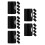 25Pièces Instrument Percussion Noires Doigt Pour Performance Musicale 5