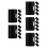 25Pièces Instrument Percussion Noires Doigt Pour Performance Musicale 7