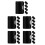 25Pièces Instrument Percussion Noires Doigt Pour Performance Musicale 9