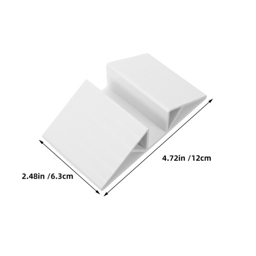 4Pièces Support Triangle Pour Portes Bébé Sécurisées Blancs 2