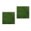 2Pièces Vert Faux Gazon Mat Micro Paysage Décoration 6