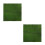 2Pièces Vert Faux Gazon Mat Micro Paysage Décoration 9