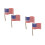 4Pièces Pin's Usa En Motif Émaillé 5