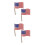 4Pièces Pin's Usa En Motif Émaillé 9