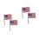 4Pièces Pin's Usa En Motif Émaillé 10