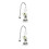 2Pièces Pendentifs En Verre Décor Intérieur Unique 5