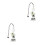 2Pièces Pendentifs En Verre Décor Intérieur Unique 7