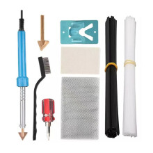 80W Plastic Welding Kit 40 Rods for Car Bumper Repairs DIY Tool Wire Mesh,Dashboard,Kayak Bumper Tools US Plug