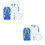 2Sets Kinder Badminton Set Komfortables Design 4