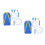 2Sets Kinder Badminton Set Komfortables Design 6