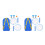 2Sets Kinder Badminton Set Komfortables Design 8