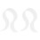 2Pièces Support Casque Transparent U Forme 2