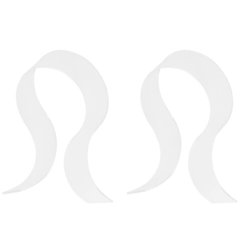 2Pièces Support Casque Transparent U Forme 1