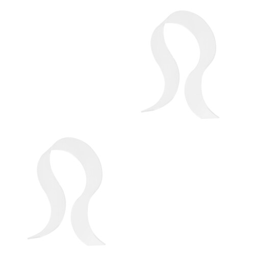 2Pièces Support Casque Transparent U Forme 2