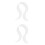 2Pièces Support Casque Transparent U Forme 5