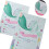 24Pcs Party Invitation Envelopes Set Multi Color Mermaid Pattern Cards 4