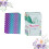 24Pcs Party Invitation Envelopes Set Multi Color Mermaid Pattern Cards 11