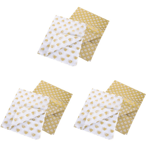 3Stk Weihnachts-Geschenkpapier Bunt Geschenkverpackungspapiere 2