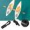 4Pièces Boucles Fixation Noires Pour Kayak Canoë Barques 5