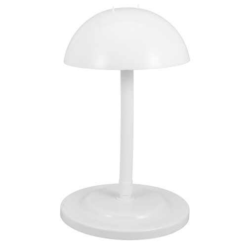 4Pcs Multi-Use PP Wig and Hat Stand Portable Adjustable White Holder 1