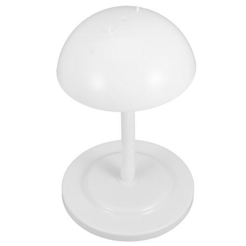 4Pcs Multi-Use PP Wig and Hat Stand Portable Adjustable White Holder 2