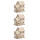 3Pièces Miniature Bois À Assembler LED Beige Puzzle 3D DIY 8