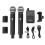 DEBRA PROFESSIONAL AUDIO Wireless Handheld Microphone UHF Wireless Microphone for Interview Live Broadcast 1