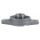 2X FL001 Alliage de Zinc 12mm Roulement A 6