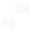2Pièces Rangement Lettres Transparent Forme Chat Pour 5