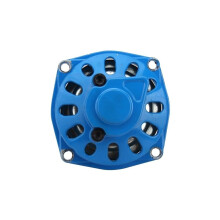 Pocket Bike Clutch Drum 25 Tooth 6 Slot with Blue Gearbox Cover for 47cc 49cc Engine 2 Stroke