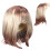 2Pièces Perruques Courtes Bob Synthétique Confort Multi Usage Femme 2
