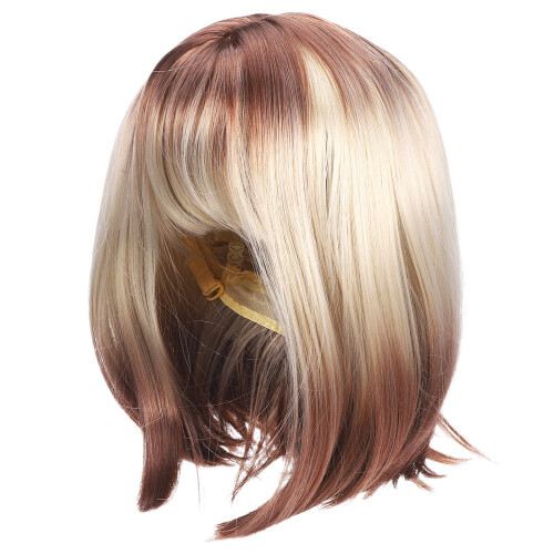 2Pièces Perruques Courtes Bob Synthétique Confort Multi Usage Femme 2
