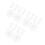 30Pcs Compact White Plastic Vegetable Press for Pickling and Brewing 3