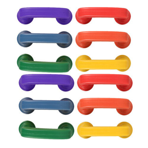 24Pièces Casques ABS Multicolores Pour Jeux Et Expériences Éducatives 1