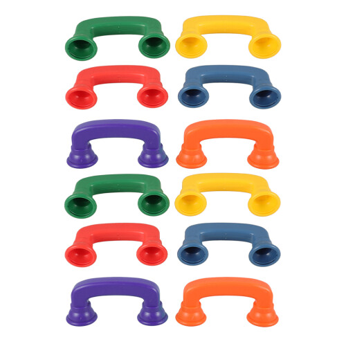 24Pièces Casques ABS Multicolores Pour Jeux Et Expériences Éducatives 2